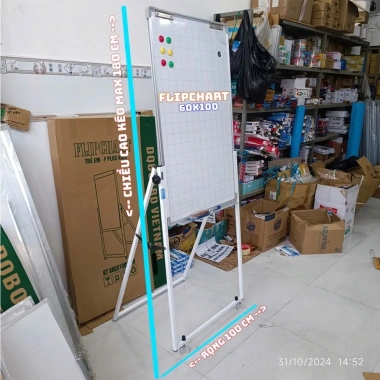 Bảng Flipchart di động 40-100cm Giá ưu đãi 595k Chất lượng cao dễ mang 4