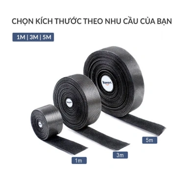 Băng Gai Quấn Dây Sạc Tai Nghe Dán Velcro - Thu Gọn, Chống Rối, Đa Năng, Giá 9.900đ
