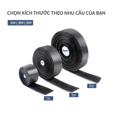 Băng Gai Quấn Dây Sạc Tai Nghe Dán Velcro - Thu Gọn, Chống Rối, Đa Năng, Giá 9.900đ