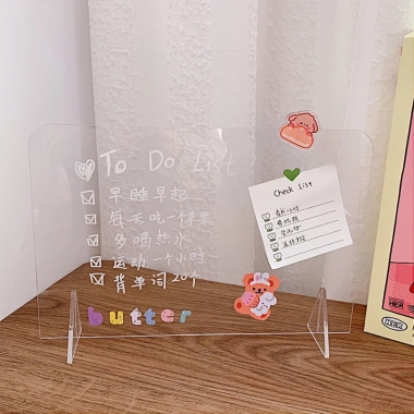 Bảng Ghi Chú Acrylic Trong Suốt 9x13.5 - 20x30cm, Dễ Dùng, Giá Ưu Đãi 9.000₫
