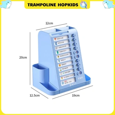 Bảng Ghi Chú Kế Hoạch + Hộp Đựng Bút 360 Hopkids - Bảng Kỷ Luật Bé, Sắp Xếp Bàn Học Gọn, Giá 100.000đ 5