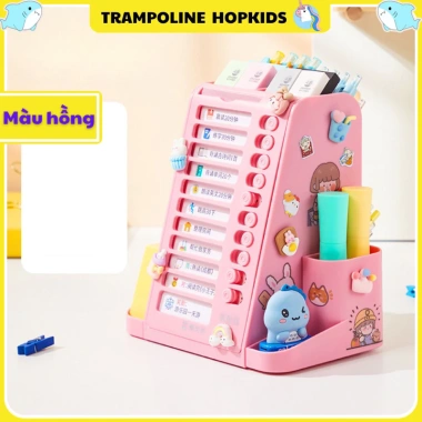 Bảng Ghi Chú Kế Hoạch + Hộp Đựng Bút 360 Hopkids - Bảng Kỷ Luật Bé, Sắp Xếp Bàn Học Gọn, Giá 100.000đ 10