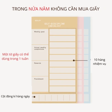 Bảng ghi chú LoviOffice 3.815: Khay giấy note tiện, lên kế hoạch công việc, giảm 19% 5