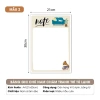 Bảng Ghi Chú Nam Châm Dán Tủ Lạnh – Viết Lời Nhắn, To‑Do List, Tặng Phụ Kiện, Giá 18k 6