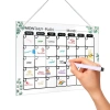 Bảng ghi chú PETOFQQ acrylic trong suốt- công cụ lập kế hoạch treo tường lá xanh 7
