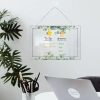 Bảng ghi chú PETOFQQ acrylic trong suốt- công cụ lập kế hoạch treo tường lá xanh 9