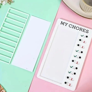 Bảng ghi nhớ danh sách việc cần làm cho người lớn và trẻ em – Nhắc nhở lập kế hoạch, giảm giá 20% 3