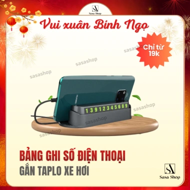 Bảng ghi số điện thoại gắn taplo xe hơi - Giá đỡ điện thoại tiện lợi, chỉ 19.985 VND
