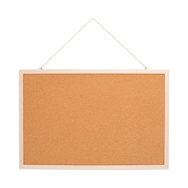 Bảng ghim gỗ 60x90cm - Trang trí tường, ghim ảnh, giấy note, kèm phụ kiện - 73.000