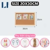 Bảng ghim gỗ bần đa năng kèm sticker, ghim, dây, móc treo, đinh - dùng cho giấy note, tranh ảnh, postcard, giá chỉ 79.000₫ 10