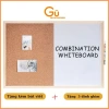 Bảng ghim gỗ bần đa năng, viết bút lông, nam châm, giấy note, treo ảnh, trang trí - Giá chỉ 164.999đ 10