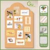 Bảng ghim nỉ dán tường - Bảng ghi chú treo ảnh, giấy note, phụ kiện, chỉ 35.000 VND
