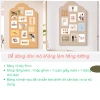 Bảng ghim nỉ dán tường - Bảng ghi chú treo ảnh, giấy note, phụ kiện, chỉ 35.000 VND 2