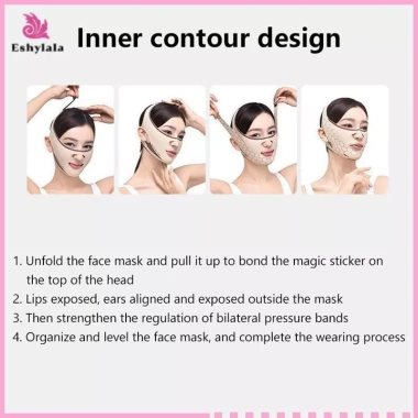 Băng giảm béo mặt Eshylala V Line - Dây đeo làm đẹp cằm, cheek, giảm nếp nhăn, giá 76.780₫ 4 Băng giảm béo mặt Eshylala V Line - Dây đeo làm đẹp cằm, cheek, giảm nếp nhăn, giá 76.780₫ 4