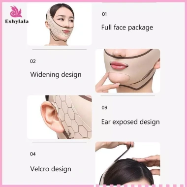 Băng giảm béo mặt Eshylala V Line - Dây đeo làm đẹp cằm, cheek, giảm nếp nhăn, giá 76.780₫