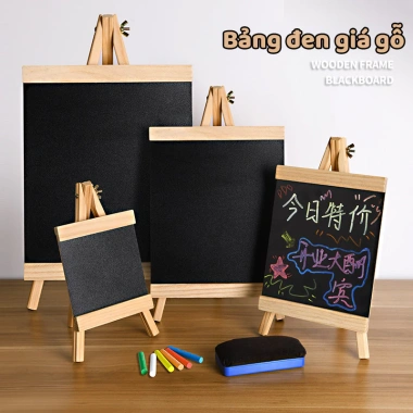 Bảng gỗ đặt bàn decor sáng tạo, gỗ cao cấp bền đẹp, viết phấn tiện lợi, giảm 23% 7 Bảng gỗ đặt bàn decor sáng tạo, gỗ cao cấp bền đẹp, viết phấn tiện lợi, giảm 23% 7