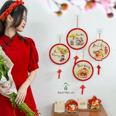 Bảng Gỗ Decor Tết 2.026 - Khung Tranh Bách Mộc Trang Trí Năm Mới, Giá chỉ 66.100đ 8