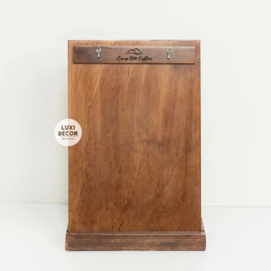 Bảng gỗ kẹp menu vintage size A4/A5 - Thiết kế sang trọng, giá 76.000 VND 2