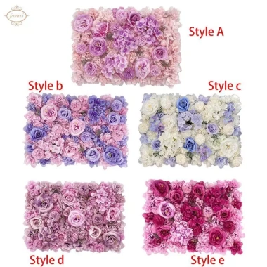 Bảng hoa nhân tạo DIY - Phông nền hoa hồng cho tiệc cưới, giá chỉ 312.400đ