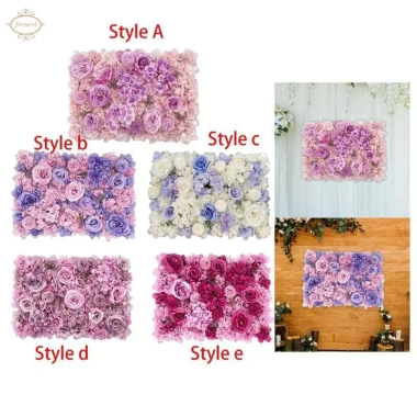 Bảng hoa nhân tạo DIY - Phông nền hoa hồng cho tiệc cưới, giá chỉ 312.400đ