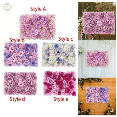 Bảng hoa nhân tạo DIY - Phông nền hoa hồng cho tiệc cưới, giá chỉ 312.400đ
