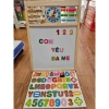 Bảng học 2 mặt chữ cái Tiếng Việt, chữ số, phép tính gắn nam châm an toàn - Education Board 6