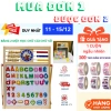 Bảng học 2 mặt chữ cái Tiếng Việt, chữ số, phép tính gắn nam châm an toàn - Education Board 9
