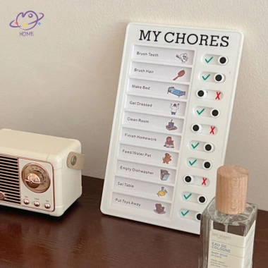 Bảng kế hoạch hàng ngày treo tường Maysuper - Memo nhựa học sinh, giảm còn 36.260₫