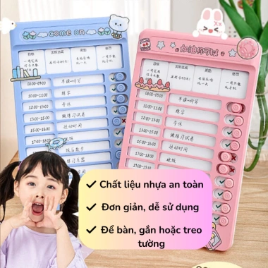 Bảng Kế Hoạch Hàng To Do List cho Bé - Rèn Kỷ Luật, Quản Thời Gian, Chỉ 19.900₫