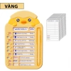 Bảng Kế Hoạch To Do List Hàng Tuần Cho Bé - Đồ Chơi Gà Con Nhiệm Vụ, Tăng Kỷ Luật, Hoàn Thành Kế Hoạch 7