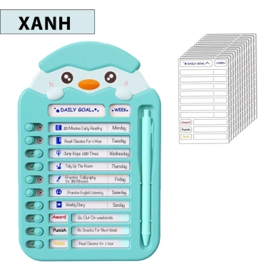Bảng Kế Hoạch To Do List Hàng Tuần Cho Bé - Đồ Chơi Gà Con Nhiệm Vụ, Tăng Kỷ Luật, Hoàn Thành Kế Hoạch