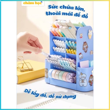 Bảng kế hoạch To Do List trẻ em + hộp bút xoay 360 độ nhựa cao cấp – Giá tốt 125.900 VND 5