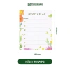 Bảng kế hoạch tuần Weekly Plan 30x25cm - Nam châm dán tủ lạnh, tặng bút - Thế Giới Bảng 2