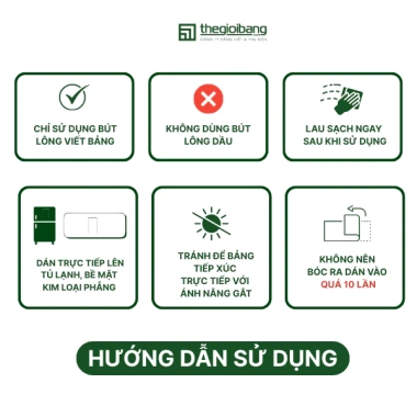 Bảng kế hoạch tuần Weekly Plan 30x25cm - Nam châm dán tủ lạnh, tặng bút - Thế Giới Bảng 5 Bảng kế hoạch tuần Weekly Plan 30x25cm - Nam châm dán tủ lạnh, tặng bút - Thế Giới Bảng 5