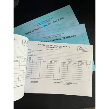 Bảng kê mua vào không có hóa đơn TT78/2.014-BTC hộ kinh doanh - Giá 45.000 VNĐ 4