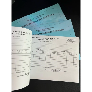 Bảng kê mua vào không có hóa đơn TT78/2.014-BTC hộ kinh doanh - Giá 45.000 VNĐ 5