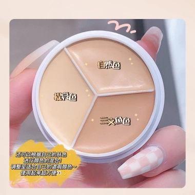 Bảng Kem Che Khuyết Điểm 3 Màu MAFFICK - Che Quầng Thâm Mắt & Mặt, Giá ưu đãi 30.000 VND 3