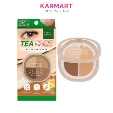 Bảng Kem Che Khuyết Điểm Baby Bright Tea Tree Multi 8.8g - Giá chỉ 95.000đ, công thức dưỡng da, che khuyết điểm đa năng 8 Bảng Kem Che Khuyết Điểm Baby Bright Tea Tree Multi 8.8g - Giá chỉ 95.000đ, công thức dưỡng da, che khuyết điểm đa năng 8