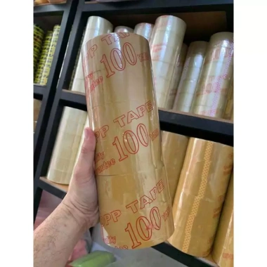 Băng Keo 100Yard 4.7cm 1.2Kg 6 cuộn - Keo dầy, bám dính chắc, dán thùng đóng hàng Toppie 3 Băng Keo 100Yard 4.7cm 1.2Kg 6 cuộn - Keo dầy, bám dính chắc, dán thùng đóng hàng Toppie 3
