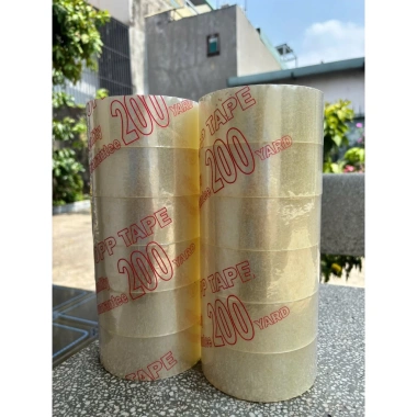 Băng Keo 100Yard 4.7cm 1.2Kg 6 cuộn - Keo dầy, bám dính chắc, dán thùng đóng hàng Toppie 9 Băng Keo 100Yard 4.7cm 1.2Kg 6 cuộn - Keo dầy, bám dính chắc, dán thùng đóng hàng Toppie 9