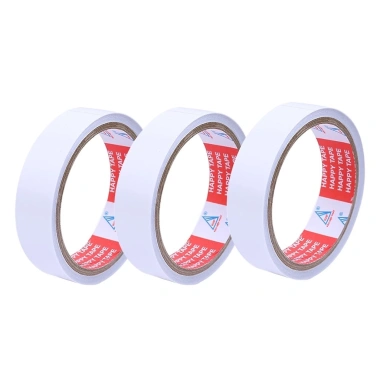 Băng keo 2 mặt đa kích cỡ 48mm 24mm 12mm - Dẻo mỏng, dán chắc, chỉ 7.000đ 3