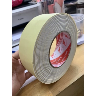 Băng Keo 2 Mặt Xốp Trắng 2.4cm - 5cm Siêu Dẻo Giá Ưu Đãi 20.000 VND 4