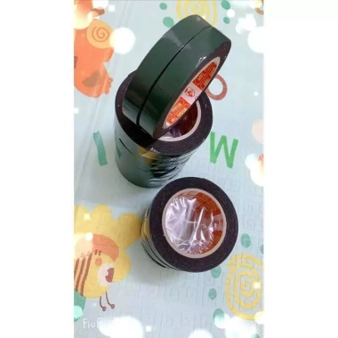 Băng keo 2 mặt xốp xanh 2,4cm dày 1mm lõi giấy 3mm - 10 cây - Giá 99.000 Toppie 3