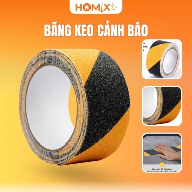 Băng keo cảnh báo Homix chống trượt, chịu nước, dùng trong nhà & ngoài trời 85.000₫