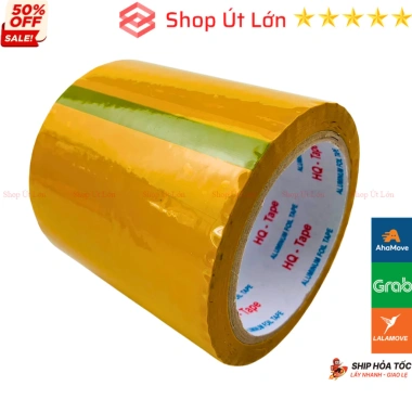 Băng keo đục OPP 10cm 100 yard lõi giấy 3mm - Dán thùng xốp, đông lạnh, giá 35.000 VND 3