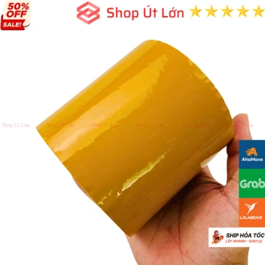 Băng keo đục OPP 10cm 100 yard lõi giấy 3mm - Dán thùng xốp, đông lạnh, giá 35.000 VND 6
