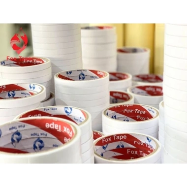 Băng keo hai mặt trắng dầu 2F 12 cuộn - Dán chắc, không dính, giá ưu đãi 55k 2