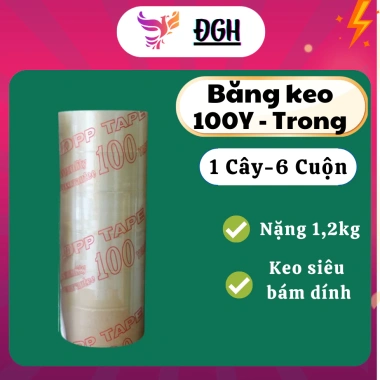 Băng Keo Lõi Giấy 200 Yard 1 Cây (6 Cuộn) Hapii Retail - Giá 47.500 VNĐ, Dán Chắc, Dễ Cắt 7