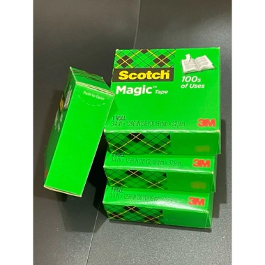 Băng keo ma thuật 3M 810 Scotch Magic Tape dán không dấu keo - Giá chỉ 51.000đ giảm 13.000đ, giá rẻ, bền chắc, dính mạnh.