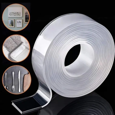 Băng keo siêu dính 2 mặt trong suốt 2m - Băng dính ma thuật đa năng Toppie Store 21.999đ 3 Băng keo siêu dính 2 mặt trong suốt 2m - Băng dính ma thuật đa năng Toppie Store 21.999đ 3